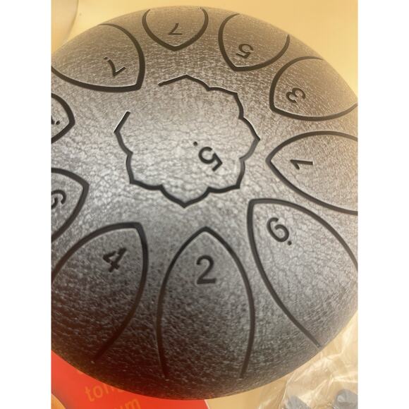 Steel Tongue Drum Chic Instrument Ethereal Drum Hand Kid Instrument Adult 6” - Picture 6 of 8